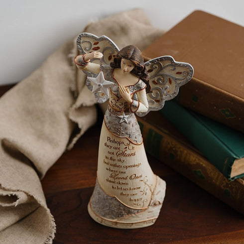 Sympathy Angel Holding Star, Stars in the Sky
